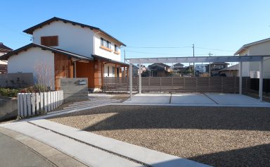 西区H様邸の庭